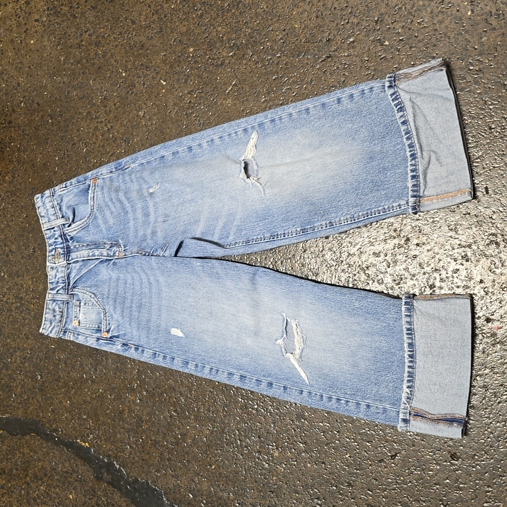 Wide leg jeans